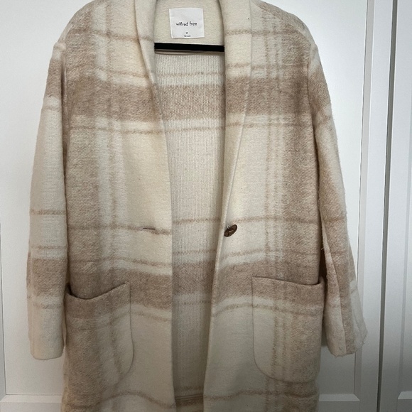 Aritzia Jackets & Blazers - Aritzia Wifred Free Italian Wool Plaid Jacket